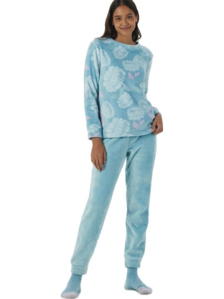 Brilliamo Pigiama donna in caldo coral art. 888710