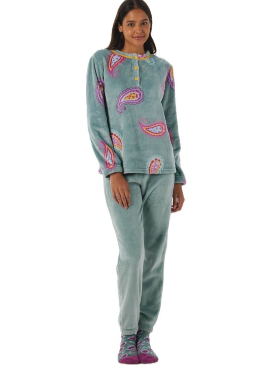Brilliamo Pigiama donna in caldo coral art. 888694