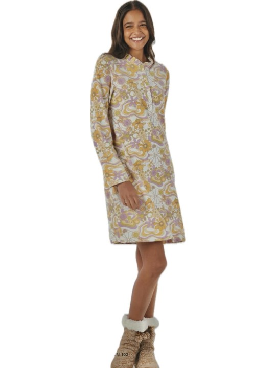 Brilliamo Camicia da notte in puro cotone caldo art. 892004