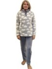 Infiore Pigiama donna in morbido e caldo coral dis. nuvole art. 651986