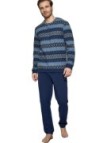 Ragno Pigiama uomo in cotone felpato punto milano art. U872N1