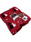 Daunex Plaid in morbido coral retro sherpa stampa cani e gatti art. Friends