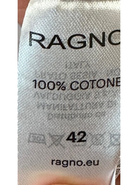 Ragno Pigiama donna in puro cotone caldo aperto davanti art. DO04N6