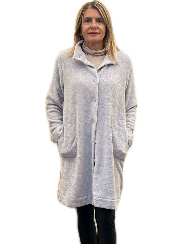 Ragno Vestaglia donna abbottonata in polar fleece art. DO83NR
