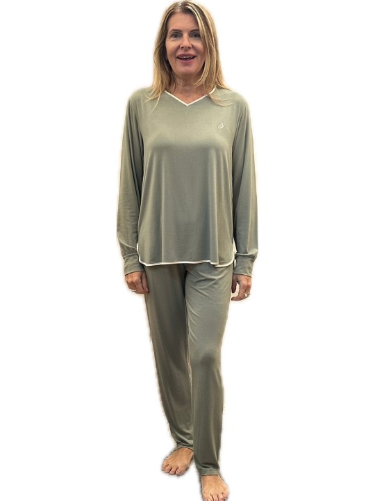 Andra Pigiama donna in bambù elasticizzato art. 9652