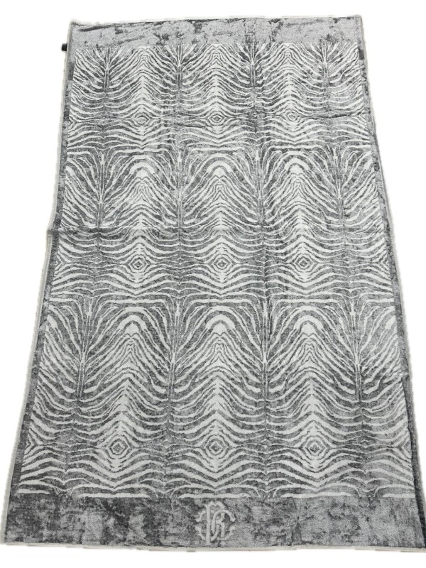 Roberto Cavalli Telo bagno in spugna di puro cotone art. Zebree