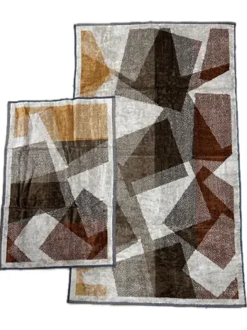 Carrara Coppia asciugamani in spugna velur di puro cotone art. Washingtonn