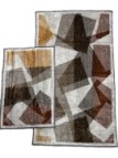 Carrara Coppia asciugamani in spugna velur di puro cotone art. Washingtonn