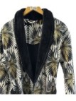 Roberto Cavalli Accappatoio in spugna velur di puro cotone art. Ray of gold