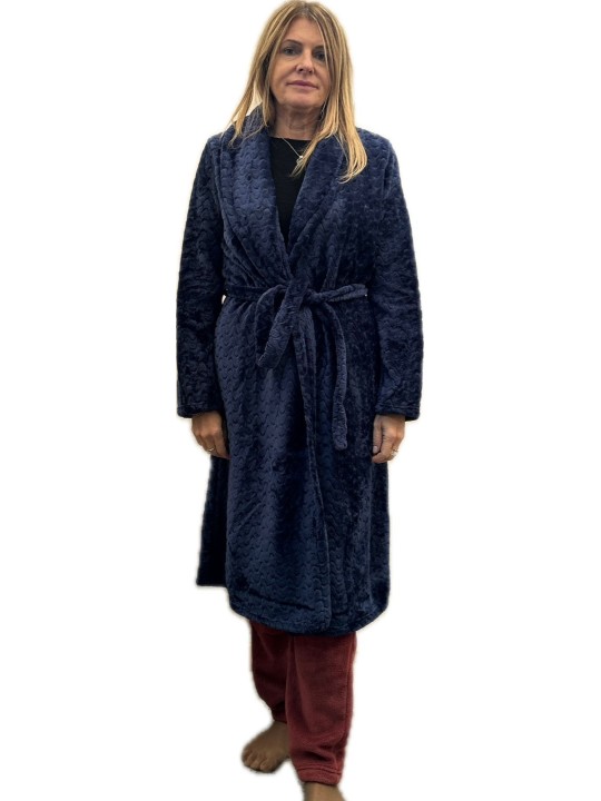 Linclalor Vestaglia donna incrociata in caldo coral art. 288757