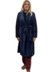 Linclalor Vestaglia donna incrociata in caldo coral art. 288757