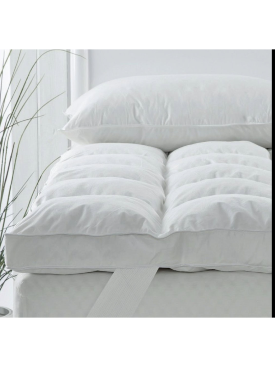 Centrotex Topper matrimoniale in cotone satin con imbottitura 1200 gr/mq art. prestige