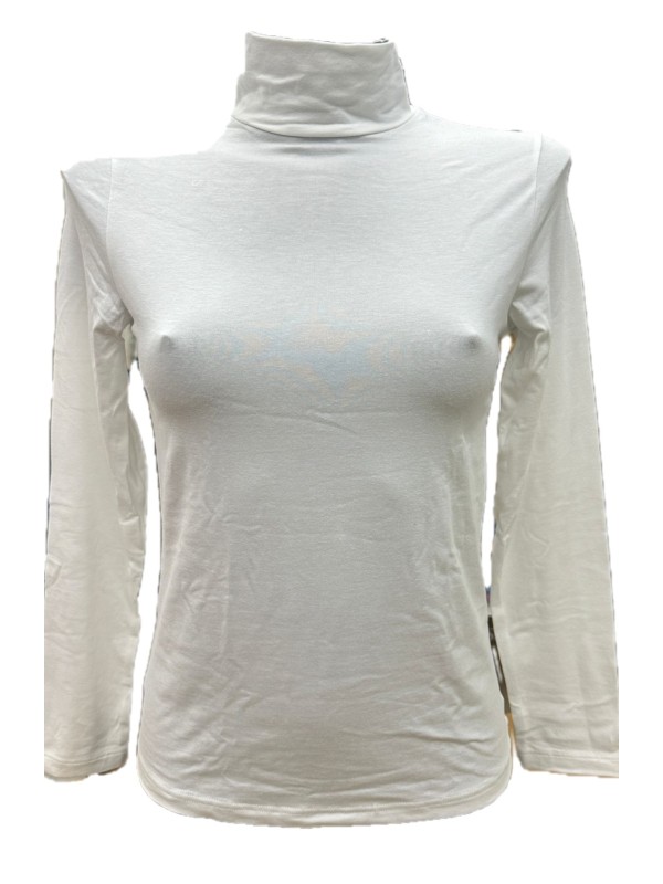 Emmebivi Lupetto donna in cotone caldo elasticizzato e modal art. 22965