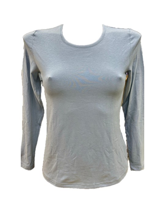 Emmebivi Maglia donna manica lunga cotone caldo elasticizzato e modal art. 22964