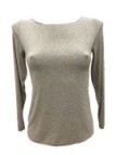 Emmebivi Maglia donna manica lunga collo a barchetta in modal cashmere art. 22973