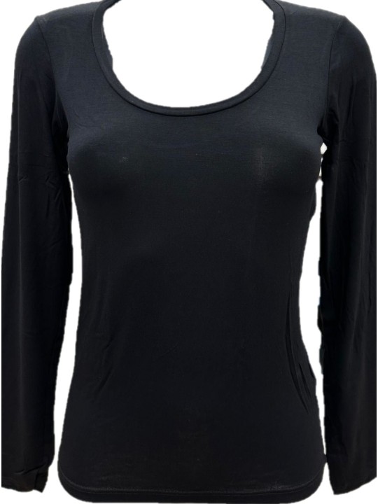 Magic Dream Maglia donna manica lunga in bambù elasticizzato art. Corallo