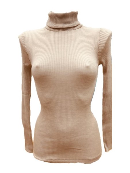 Emmebivi Dolcevita donna lana e seta a costina art. 92724