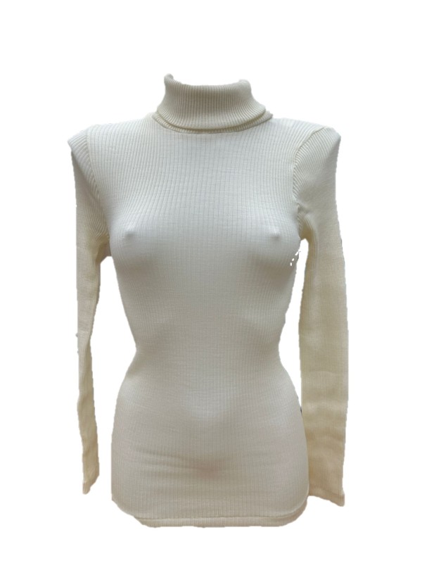 Emmebivi Dolcevita donna lana e seta a costina art. 92724