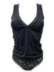 Magic Dream Canottiera donna taglio seno + slip a fantasia cotone elasticizzato art. 8832