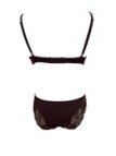Lormar Reggiseno foderato con ferretto + slip in pizzo art. 052059