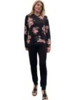 Lormar Pigiama donna in viscosa elasticizzata con inserto in pizzo art.652577