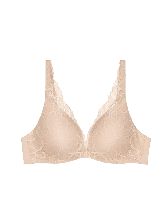 Triumph Reggiseno foderato con ferretto morbido art. Body make-up Illusion Lace WP
