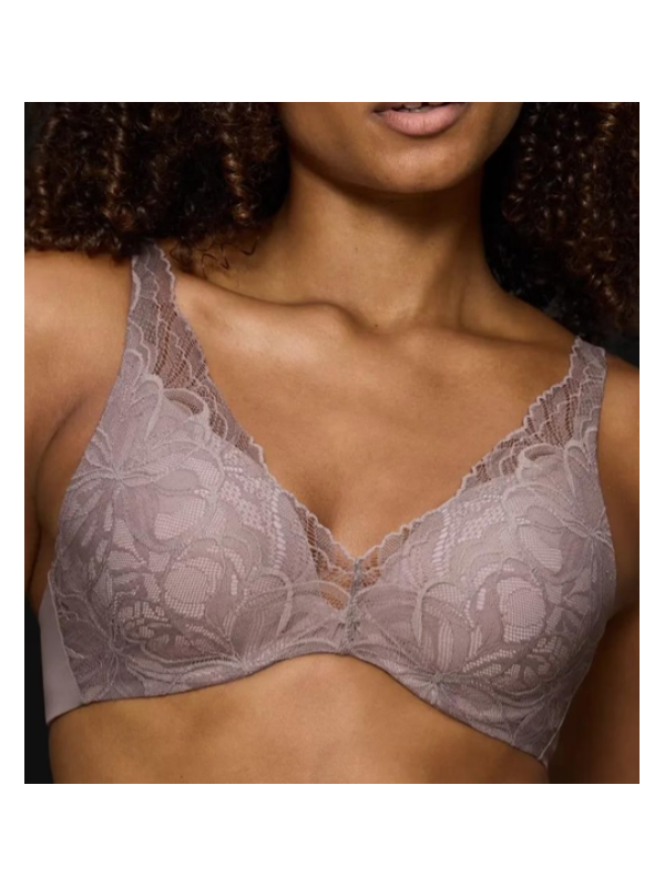 Triumph Reggiseno foderato con ferretto morbido art. Body make-up Illusion Lace WP