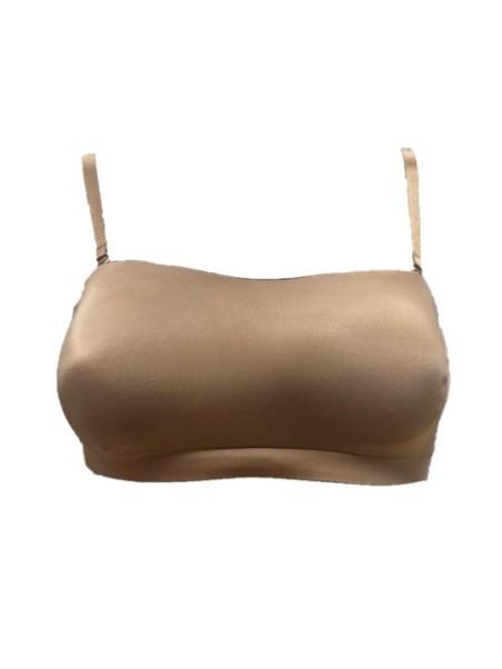 Infiore Reggiseno a fascia coppe sfoderabili spalline removibili art. 956