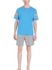 Ragno Pigiama uomo in puro cotone manica corta pantalone corto art. U901ND