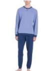 Ragno Pigiama uomo in puro cotone stampato art. U888N1