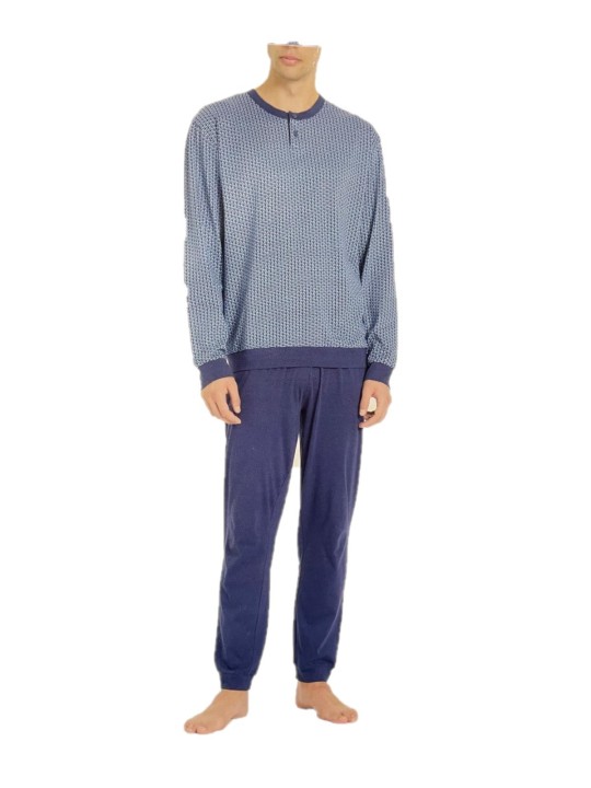 Ragno Pigiama uomo in puro cotone art. U888N1