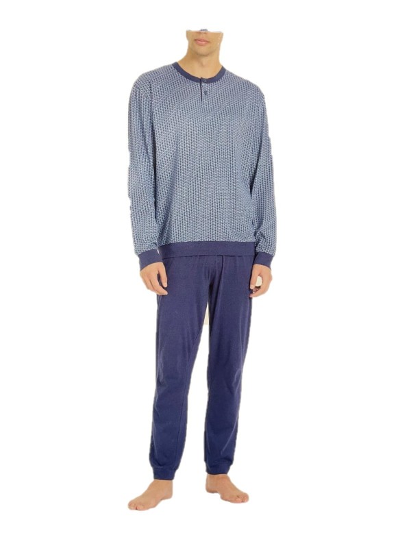 Ragno Pigiama uomo in puro cotone art. U888N1