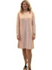 Lormar Camicia da notte in viscosa elasticizzato con inserto in pizzo art. ens632671