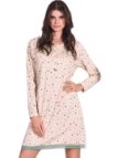 Lormar Camicia da notte manica lunga in puro cotone art. 632705