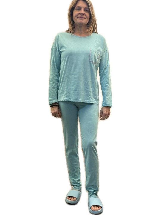 Brilliamo by Linclalor Pigiama donna in puro cotone art. 471509
