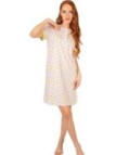 Brilliamo by Linclalor Camicia da notte in puro cotone manica corta stampa farfalle art. 475250