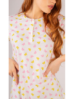 Brilliamo by Linclalor Camicia da notte in puro cotone manica corta stampa farfalle art. 475250