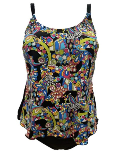 Giadamarina Tankini con coppe foderate made in Italy art. Lasvegas