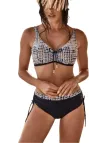 David by Afs Bikini donna coppe sfoderabili slip alto regolabile art. DA25-156