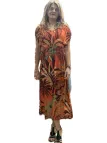 David by Afs Abito mare in viscosa con ricami di perline art. Da25069
