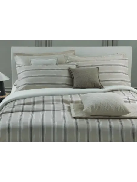 Trussardi Completo lenzuola matrimoniali in raso di puro cotone made in Italy art. Brushed