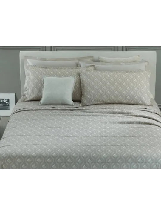 Trussardi Completo lenzuola matrimoniale in raso di puro cotone made in Italy art. Structure