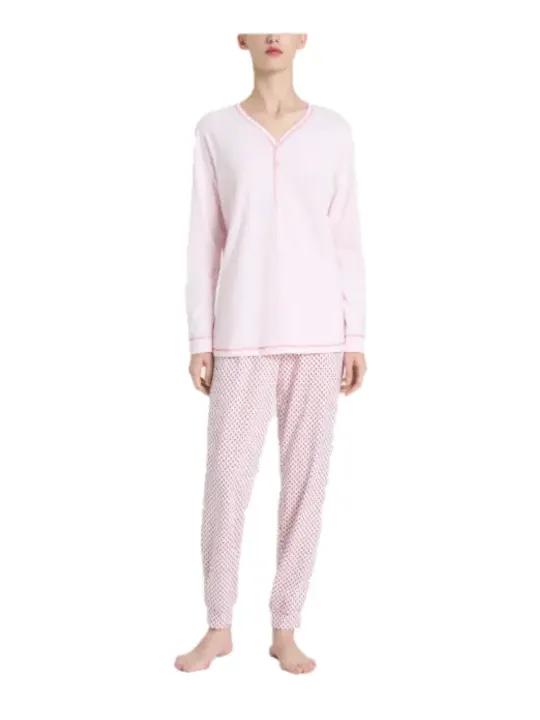 Ragno Pigiama donna in puro cotone art. DQ12N1