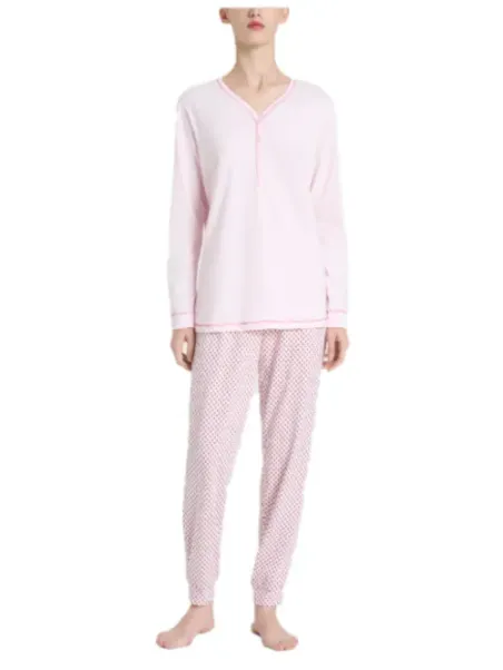 Ragno Pigiama donna in puro cotone art. DQ12N1