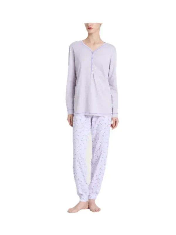 Ragno Pigiama donna in puro cotone art. DQ12N1