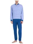 Ragno Pigiama uomo in puro cotone con polsini art. U888NU