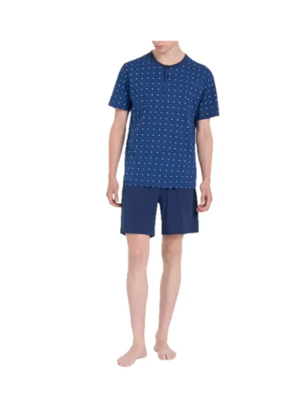 Ragno Pigiama uomo in puro cotone manica corta pantalone corto art. U887ND