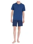 Ragno Pigiama uomo in puro cotone manica corta pantalone corto art. U887ND