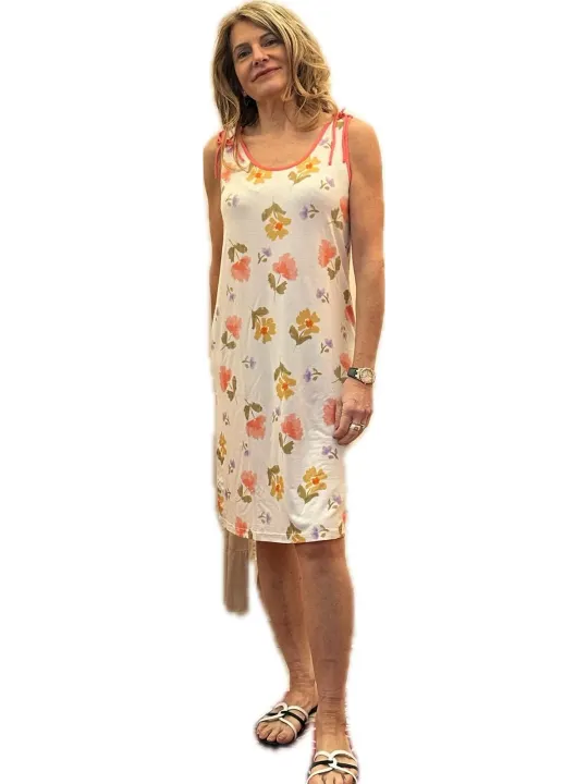 Bisbigli Camicia da notte in viscosa elasticizzata senza maniche art. 102093