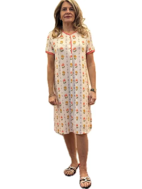 Bisbigli Camicia da notte in viscosa elasticizzata manica corta art. 102090